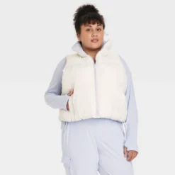 Women's Reversible Snowsport Short Puffer Vest - All In Motion™ -Agnes Orinda Shop GUEST e2fdd36b 5a24 44f7 bdc6 a94cf00ac04e