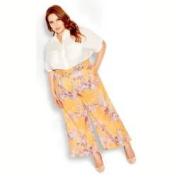 Women's Plus Size Lisbon Pant - Gold Lisbon | CITY CHIC -Agnes Orinda Shop GUEST e3715858 9e61 491f 9b2c cb8a1cc89243