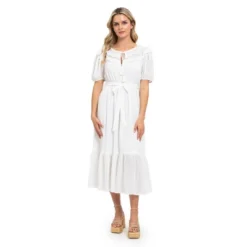 August Sky Women's Textured Midi Dress -Agnes Orinda Shop GUEST e4058c65 fefb 4e25 a165 4f12b0fd7ea3