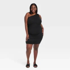 Women's Ruched Knit Mini Dress - A New Day™ -Agnes Orinda Shop GUEST e8aacb91 8c0d 4034 a5a1 3b29939eb461