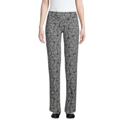 Lands' End Women's Starfish Mid Rise Straight Leg Elastic Waist Pull On Pants -Agnes Orinda Shop GUEST e8bfc77f 3f73 4c1f af82 62de6b9ce528