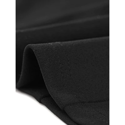 Allegra K Women's Belted Waist Casual Knee Length A-Line Pleated Skirt 4 Allegra K Women's Belted Waist Casual Knee Length A-Line Pleated Skirt - Image 4