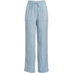 Lands' End Women's Tencel High Rise Wide Leg Pants -Agnes Orinda Shop GUEST e8fab145 85a0 4933 a2f9 58ded710b211