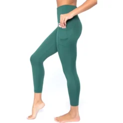 Yogalicious - Women's High Waist Side Pocket 7/8 Ankle Legging -Agnes Orinda Shop GUEST eaf08ba5 599a 4a56 91e2 eafd2d579443