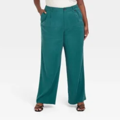 Women's High-Rise Relaxed Fit Full Length Baggy Wide Leg Trousers - A New Day™ -Agnes Orinda Shop GUEST eb9f167c d4ca 49e2 bbdf acc75a60fcbf
