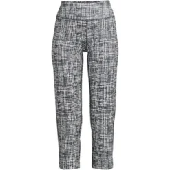 Lands' End Women's Active Crop Yoga Pants -Agnes Orinda Shop GUEST ec02402a 8faf 4ca6 b249 b5e585a55dcc
