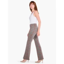 NIC + ZOE 31" Sketched Plaid Bootcut Pant -Agnes Orinda Shop GUEST ec34d577 dd22 4628 b7b3 d6a88744b7ac