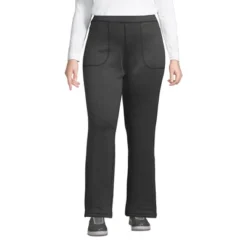 Lands' End Women's Plus Size Active Fleece Lined Yoga Pants -Agnes Orinda Shop GUEST f1fc1daf 2ad9 48d4 8d4f 83f154d984a2