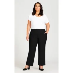Women's Plus Size Super Stretch Trouser Black - Average | AVENUE -Agnes Orinda Shop GUEST f38ee81c 3523 4064 8089 8f741cdd04b1