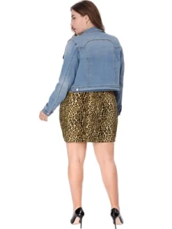 Agnes Orinda Women Plus Size Leopard Prints Elastic Waist Pencil Bodycon Skirt -Agnes Orinda Shop GUEST f454769c 6723 40fe af71 28ffec1cbefb