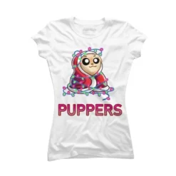 Junior's Design By Humans Comfy Christmas Pupper By Puppers T-Shirt -Agnes Orinda Shop GUEST f49c22be 5da5 49f0 90b0 799ed2014123