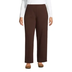 Lands' End Women's Starfish Mid Rise Wide Leg Pull On Pants -Agnes Orinda Shop GUEST f5236414 6b60 4d8e bf08 c08331a9b35d