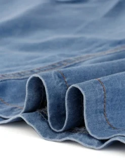 Agnes Orinda Women's Plus Size Denim Tie Waist Button Front A-Line Midi Skirts -Agnes Orinda Shop GUEST f5e82179 eb17 45d6 a2ed fa53cf828c3d