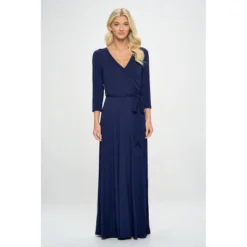 WEST K Women's Grace Faux-Wrap Maxi Dress With Tie Waist -Agnes Orinda Shop GUEST f623b876 da40 4047 aec1 85f1de51d5e2