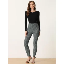 Allegra K Tweed Pants For Women's High Waist Casual Plaid Tartan Leggings Long Trousers 7 Allegra K Tweed Pants For Women's High Waist Casual Plaid Tartan Leggings Long Trousers -Agnes Orinda Shop GUEST f6aea406 d642 4fe2 aa18 78a64d57e3d7