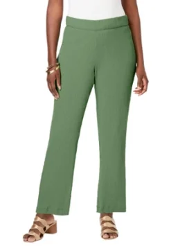 Jessica London Women’s Plus Size Gauze Side-Button Trouser -Agnes Orinda Shop GUEST fabef207 043e 4045 8223 bc8cad631813