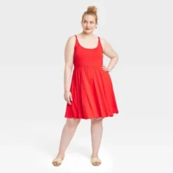 Women's Flared Midi Skater Dress - Ava & Viv™ -Agnes Orinda Shop GUEST fba49e61 abcd 424d 818d ebd58000eb47