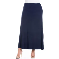 24seven Comfort Apparel Women's Elastic Waist Maxi Skirt -Agnes Orinda Shop GUEST fcae9d68 ca8b 4d21 9f8a 92c8bc512fab