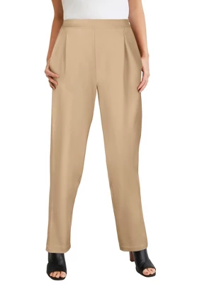 Jessica London Women’s Plus Size Stretch Knit Crepe Straight Leg Pants 6 Jessica London Women’s Plus Size Stretch Knit Crepe Straight Leg Pants - Image 6